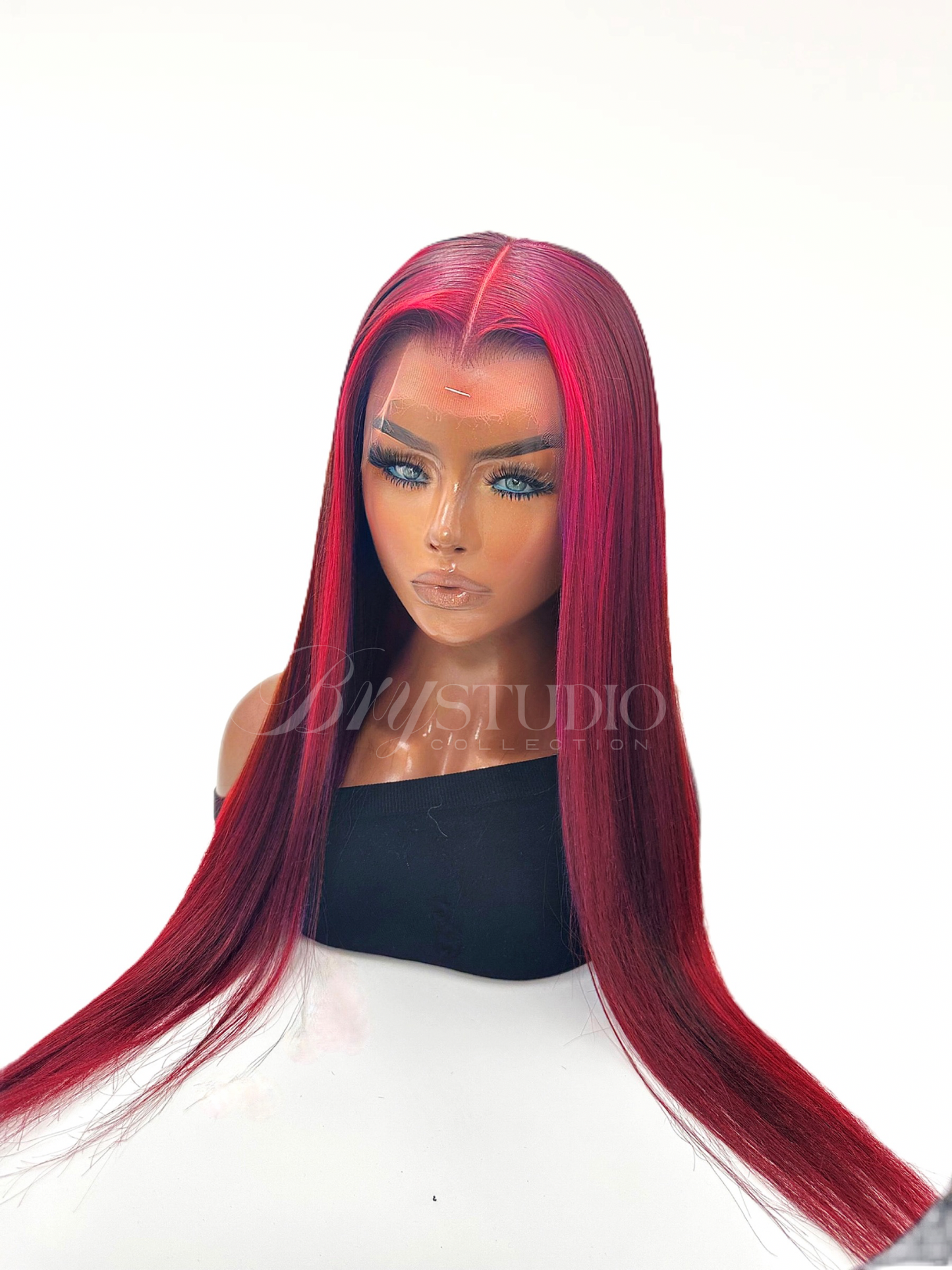 HD Frontal wig (ON HAND)RED 28inch 13x6